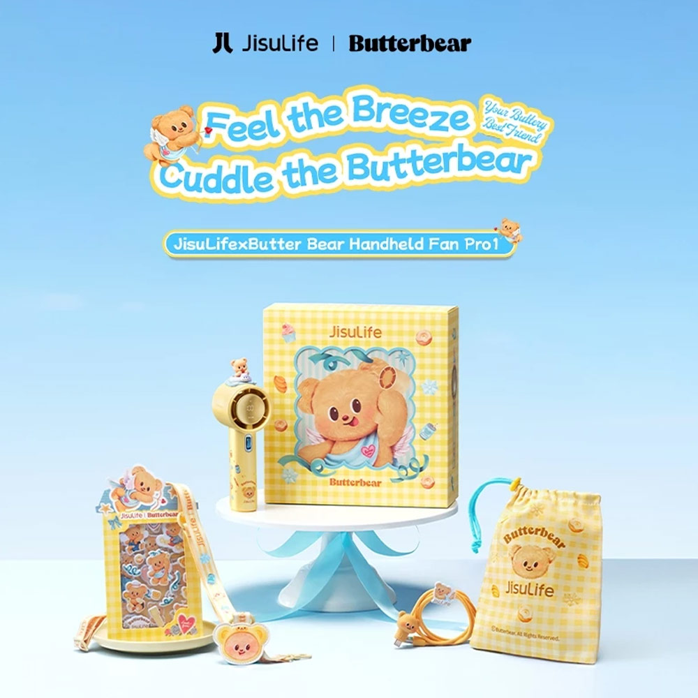 Jisulife Butterbear Limited Edition Portable Fan